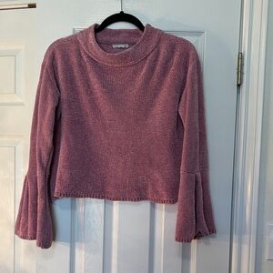 Melrose and Market Dusty Pink Knit Top
